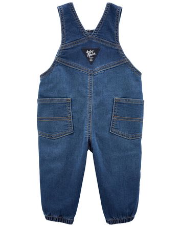 Carters Mini Blues Canvas Shortalls 3 Months Carters Mini Blues Canvas Shortalls 3 Months